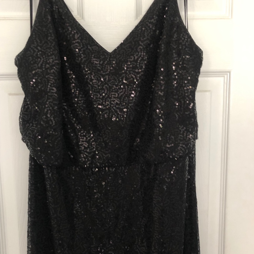 Black Sequin Gown - image 1